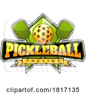 Cartoon Pickleball Design Licensed Clipart