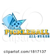 Cartoon Pickleball Design Licensed Clipart