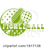 Cartoon Pickleball Design Licensed Clipart