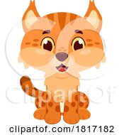 Cartoon Happy Bobcat Licensed Clipart