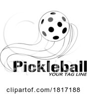 Cartoon Pickleball Design Licensed Clipart