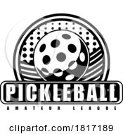 Cartoon Pickleball Design Licensed Clipart