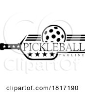 Cartoon Pickleball Design Licensed Clipart