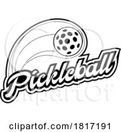 Cartoon Pickleball Design Licensed Clipart