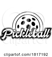 Cartoon Pickleball Design Licensed Clipart