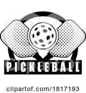 Cartoon Pickleball Design Licensed Clipart