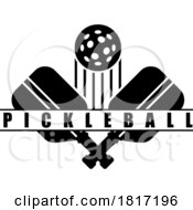 Cartoon Pickleball Design Licensed Clipart