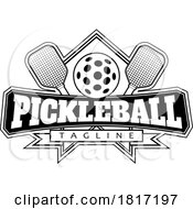 Cartoon Pickleball Design Licensed Clipart