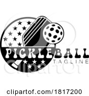 Cartoon Pickleball Design Licensed Clipart