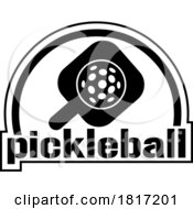 Cartoon Pickleball Design Licensed Clipart