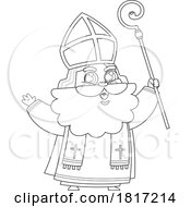 Poster, Art Print Of Cartoon Saint Nicholas Licensed Clipart