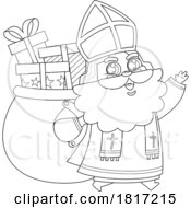 Poster, Art Print Of Cartoon Saint Nicholas Licensed Clipart