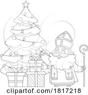 Poster, Art Print Of Cartoon Saint Nicholas Licensed Clipart