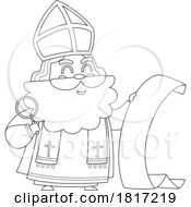 Poster, Art Print Of Cartoon Saint Nicholas Licensed Clipart