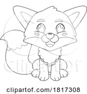 Cartoon Happy Fox Licensed Clipart