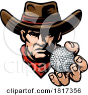 Cowboy Golf Ball Sports Team Mascot