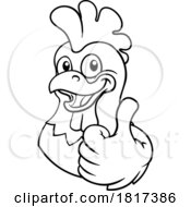 Chicken Cartoon Rooster Cockerel Bird Mascot