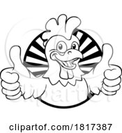 Chicken Cartoon Rooster Cockerel Bird Mascot