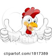 Chicken Cartoon Rooster Cockerel Character