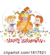 Cartoon Happy Halloween Licensed Clipart