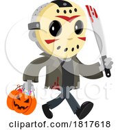 Halloween Mass Murderer Jason Licensed Clipart