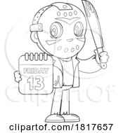 Halloween Mass Murderer Jason Licensed Clipart