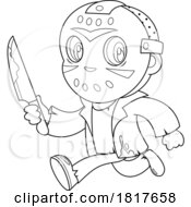 Poster, Art Print Of Halloween Mass Murderer Jason Licensed Clipart