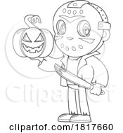 Poster, Art Print Of Halloween Mass Murderer Jason Licensed Clipart