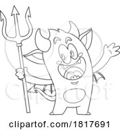 Poster, Art Print Of Devil Monster Licensed Clipart