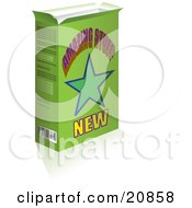 Poster, Art Print Of Green Product Box With A Star And Amazing Stuff Text On The Front
