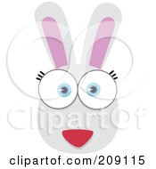Poster, Art Print Of Big Eyed Rabbit Face