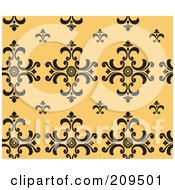 Poster, Art Print Of Seamless Damask Pattern Background