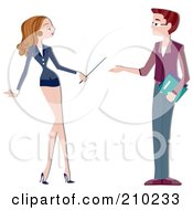 Poster, Art Print Of Teacher Couple Talking