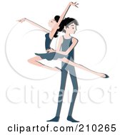 Poster, Art Print Of Ballet Couple Dancing