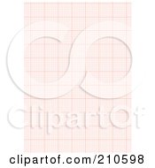 Red Graph Paper Background