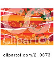Poster, Art Print Of Digital Collage Of Three Fall Vine Banners