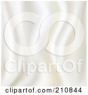 Royalty Free RF Clipart Illustration Of A Ripply White Silk Texture Background