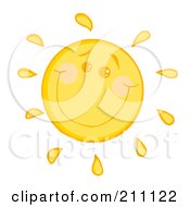 Happy Sun With A Smile