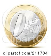 3d Zero Euro Coin