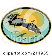 Poster, Art Print Of Flying Bat Logo