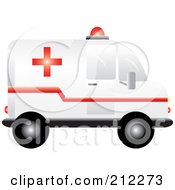 Poster, Art Print Of Medic Ambulance In Profile