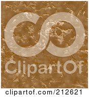 Royalty Free RF Clipart Illustration Of A Seamless Background Of A Golden Mountainous Region