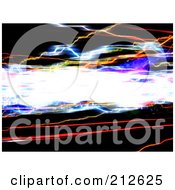 Poster, Art Print Of Background Of Bright Speeding Lights Over Blackness