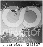 Poster, Art Print Of Grungy Brushed And Bleached Metal Background - 1