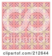 Poster, Art Print Of Background Of Yellow And Pink Designs