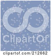 Poster, Art Print Of Seamless Repeat Background Of Falling Flakes Blue