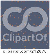 Poster, Art Print Of Seamless Repeat Background Of Orange Specks On Blue