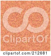 Royalty Free RF Clipart Illustration Of A Seamless Repeat Background Of Colorful Swirls On Pink