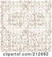 Poster, Art Print Of Seamless Repeat Background Of Petals Over White