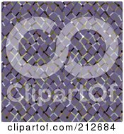 Poster, Art Print Of Seamless Repeat Background Of Colorful Netting On Purple